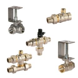 Electric ball valves in different designs