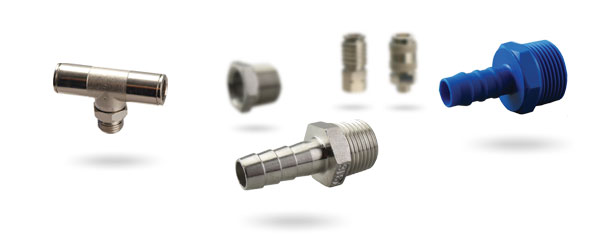 Hoses and connectors for installation